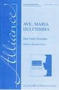 Ave Maria Dulcissima SATB choral sheet music cover